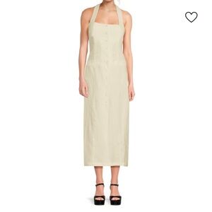 Elegant ‘Limoncello’ Halter Dress